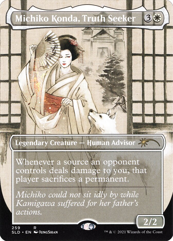 Magic the Gathering Card - Michiko Konda, Truth Seeker - MTG Circle