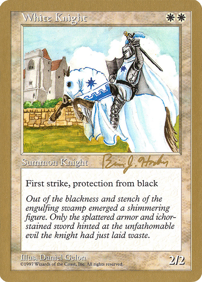 Magic the Gathering Card - White Knight - MTG Circle