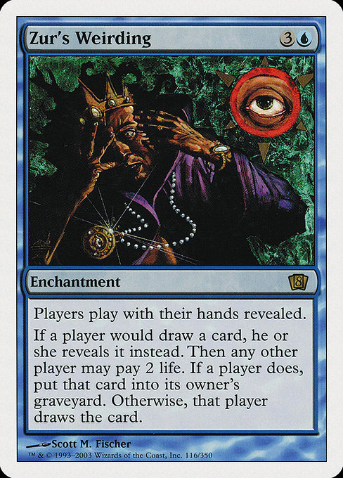 Magic the Gathering Card - Zur's Weirding - MTG Circle