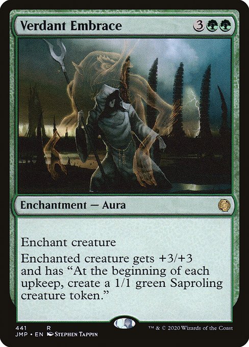 Magic the Gathering Card - Verdant Embrace - MTG Circle