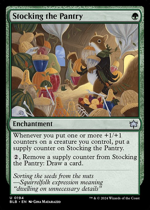 Magic the Gathering Card - Stocking the Pantry - MTG Circle