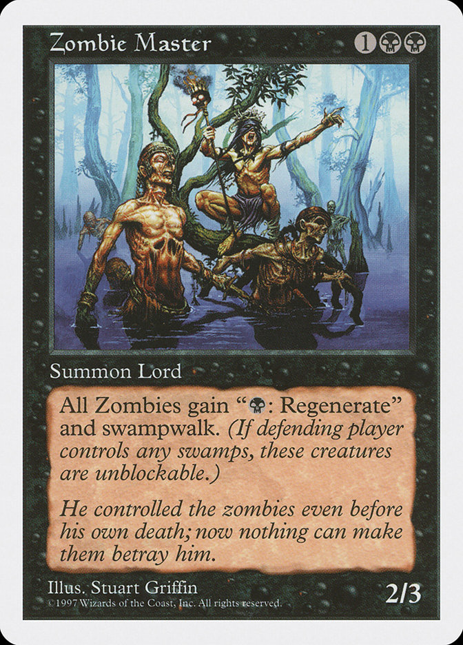 Magic the Gathering Card - Zombie Master - MTG Circle