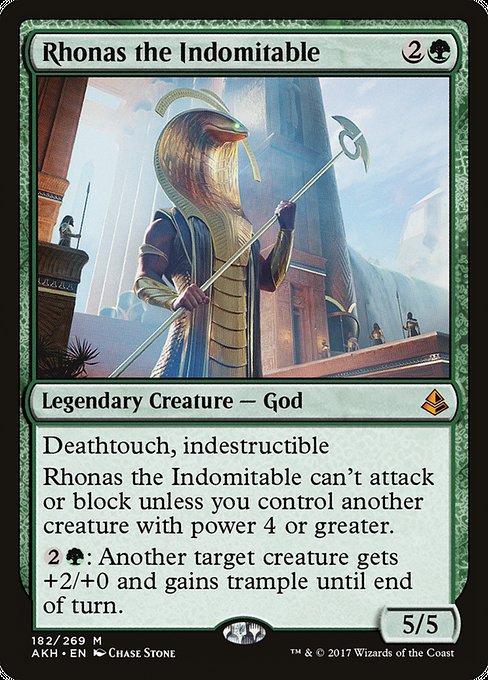 Magic the Gathering Card - Rhonas the Indomitable - MTG Circle