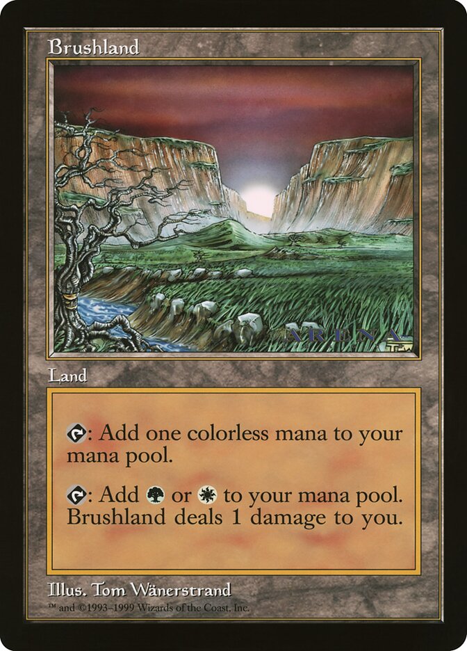 Magic the Gathering Card - Brushland - MTG Circle