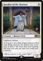 Magic the Gathering Card - Speaker of the Heavens - MTG Circle