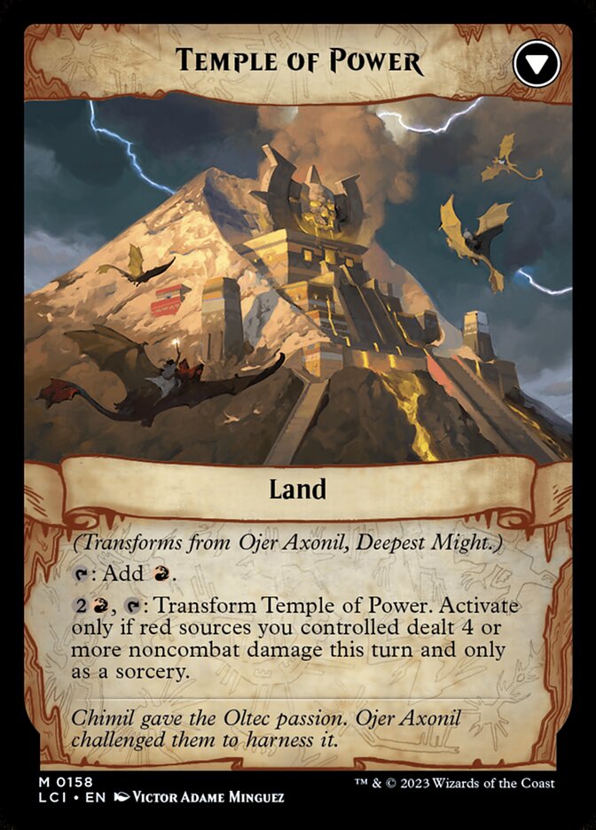 Magic the Gathering Card - Temple of Power - MTG Circle