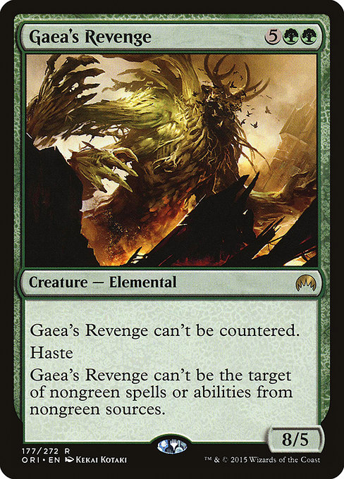 Magic the Gathering Card - Gaea's Revenge - MTG Circle
