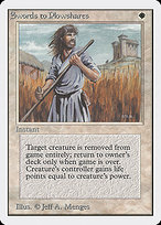 Magic the Gathering Card - Swords to Plowshares - MTG Circle