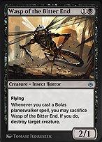 Magic the Gathering Card - Wasp of the Bitter End - MTG Circle