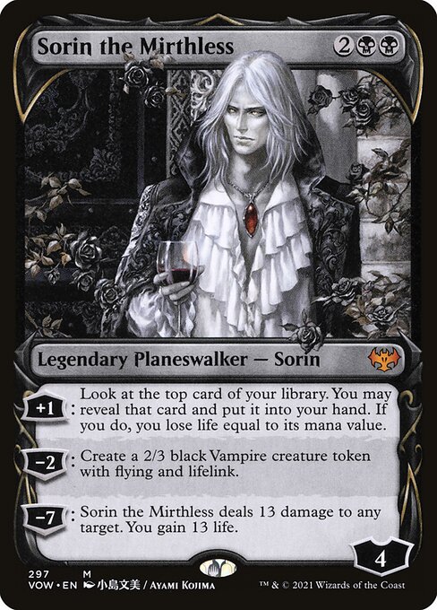 Magic the Gathering Card - Sorin the Mirthless - MTG Circle