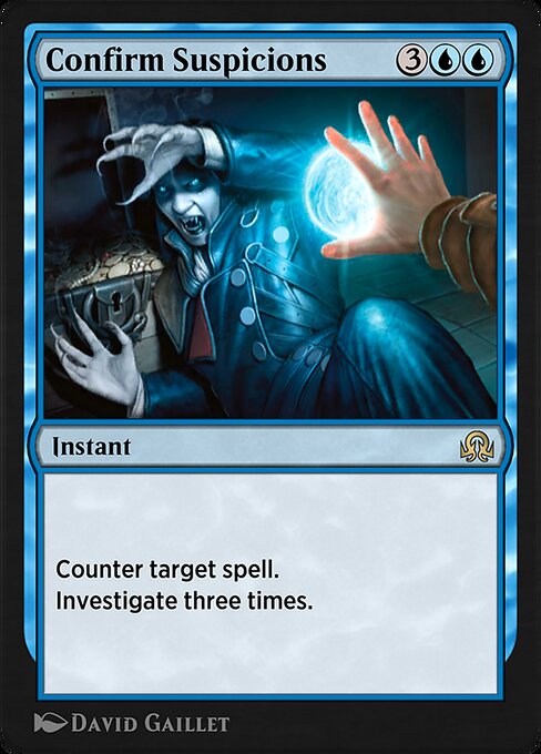 Magic the Gathering Card - Confirm Suspicions - MTG Circle
