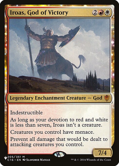 Magic the Gathering Card - Iroas, God of Victory - MTG Circle