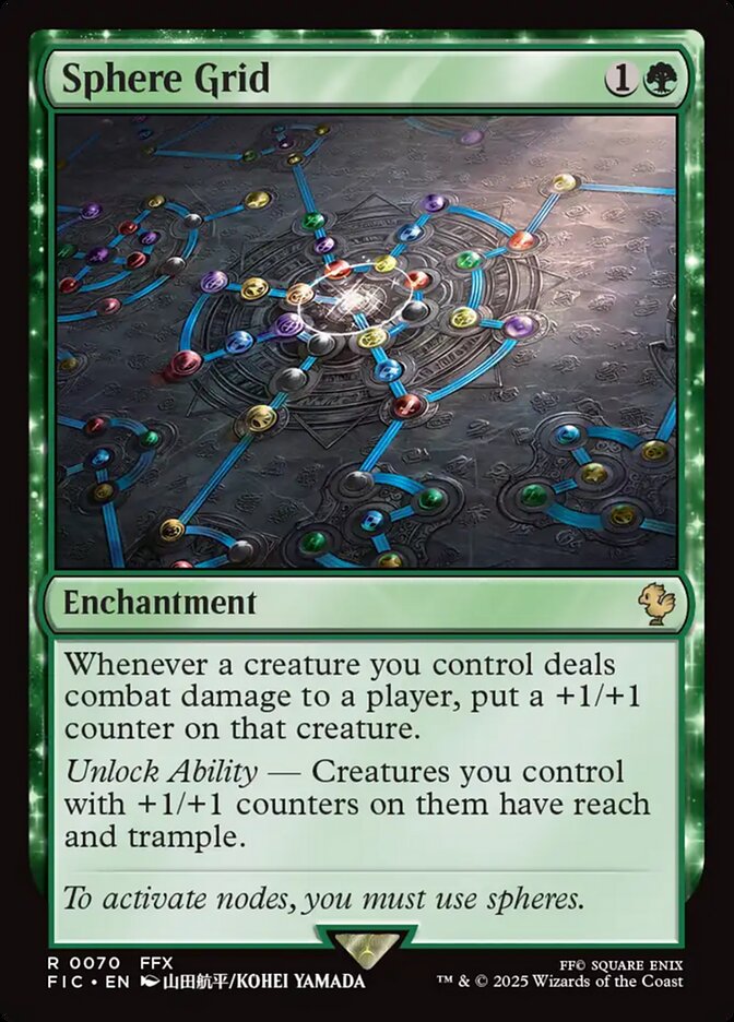 Magic the Gathering Card - Sphere Grid - MTG Circle