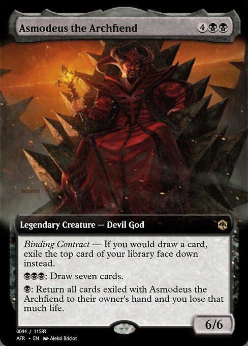 Magic the Gathering Card - Asmodeus the Archfiend - MTG Circle