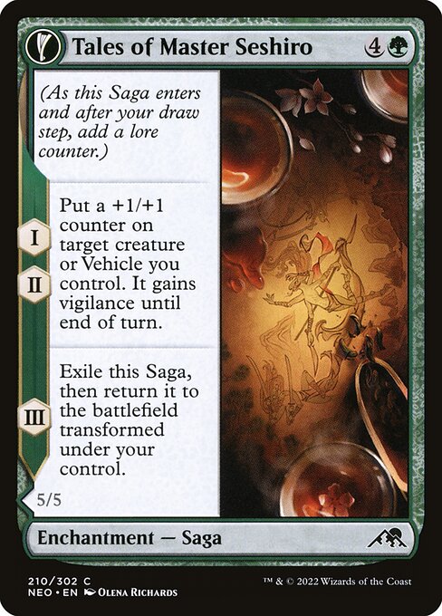 Magic the Gathering Card - Tales of Master Seshiro - MTG Circle
