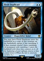 Magic the Gathering Card - Flesh Duplicate - MTG Circle