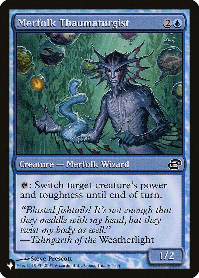 Magic the Gathering Card - Merfolk Thaumaturgist - MTG Circle
