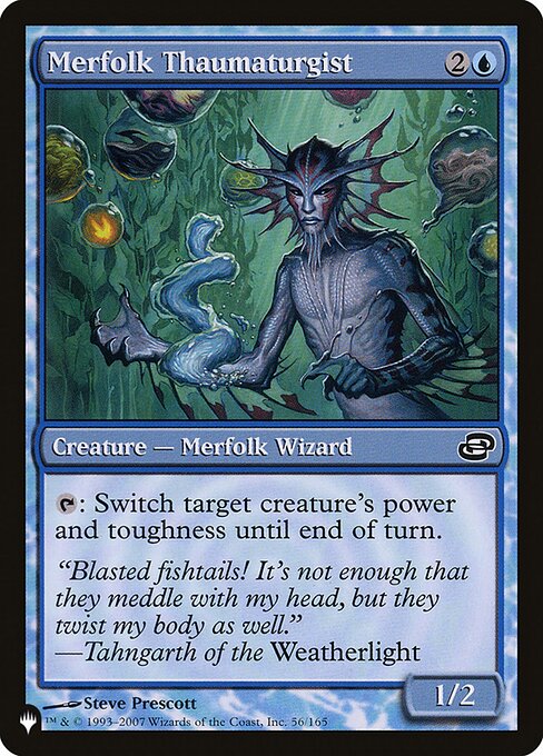 Magic the Gathering Card - Merfolk Thaumaturgist - MTG Circle