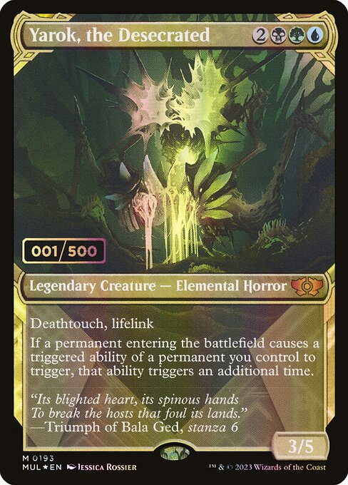 Magic the Gathering Card - Yarok, the Desecrated - MTG Circle