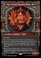 Magic the Gathering Card - Ojer Axonil, Deepest Might // Temple of Power - MTG Circle