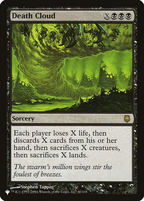 Magic the Gathering Card - Death Cloud - MTG Circle