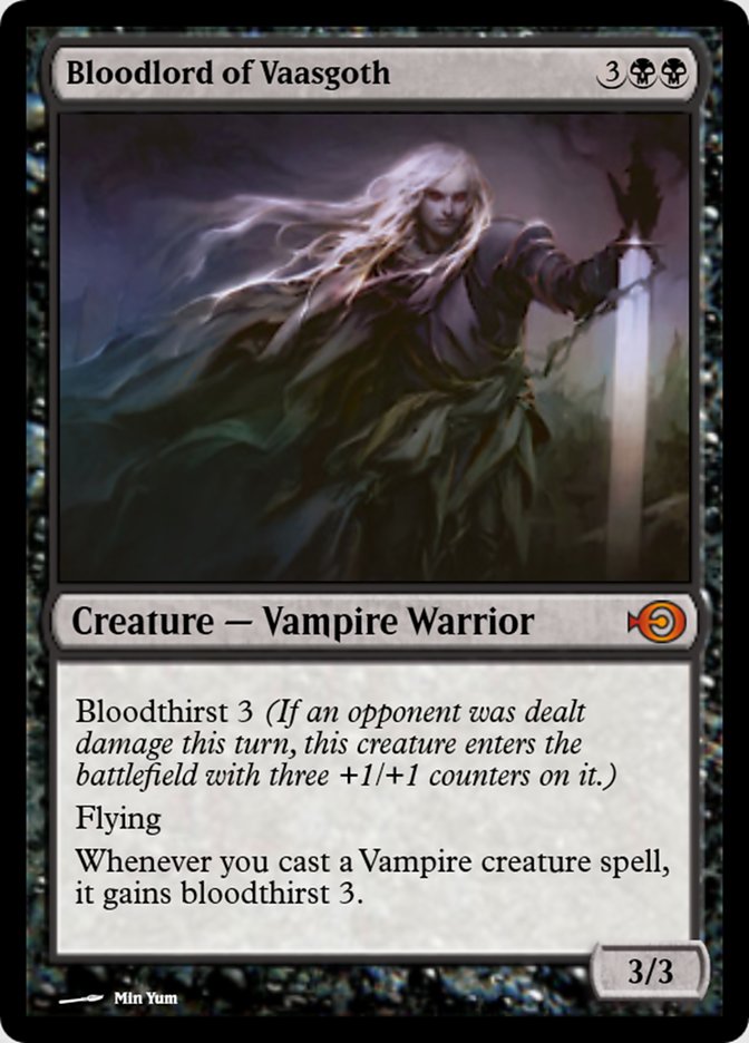 Magic the Gathering Card - Bloodlord of Vaasgoth - MTG Circle