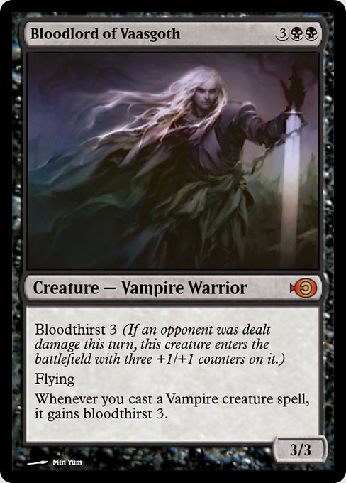 Magic the Gathering Card - Bloodlord of Vaasgoth - MTG Circle