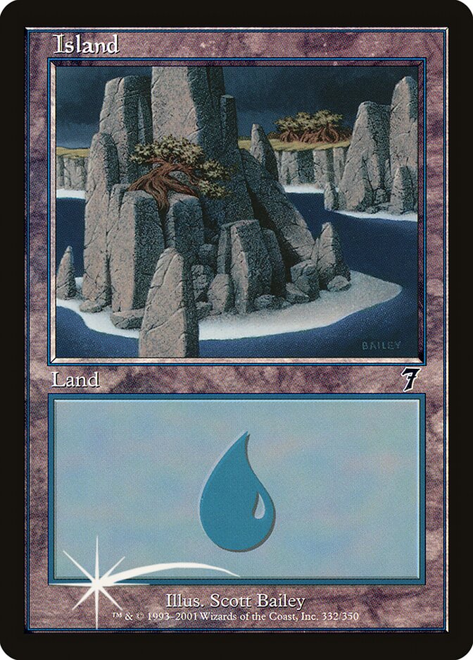 Magic the Gathering Card - Island - MTG Circle