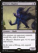 Magic the Gathering Card - Misery's Shadow - MTG Circle