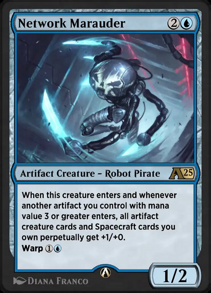 Magic the Gathering Card - Network Marauder - MTG Circle