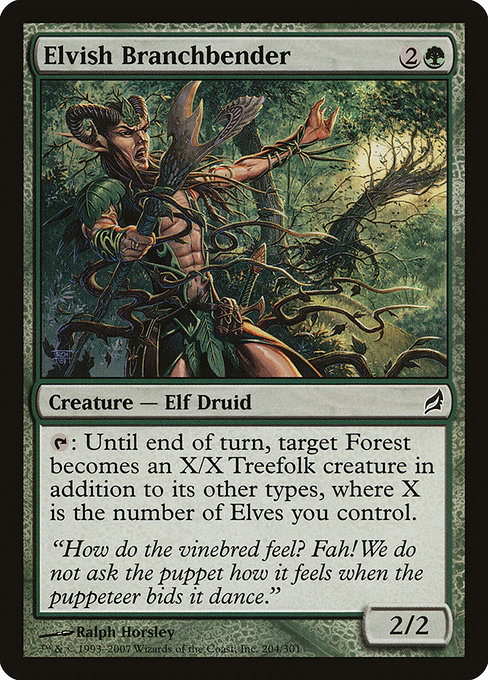 Magic the Gathering Card - Elvish Branchbender - MTG Circle