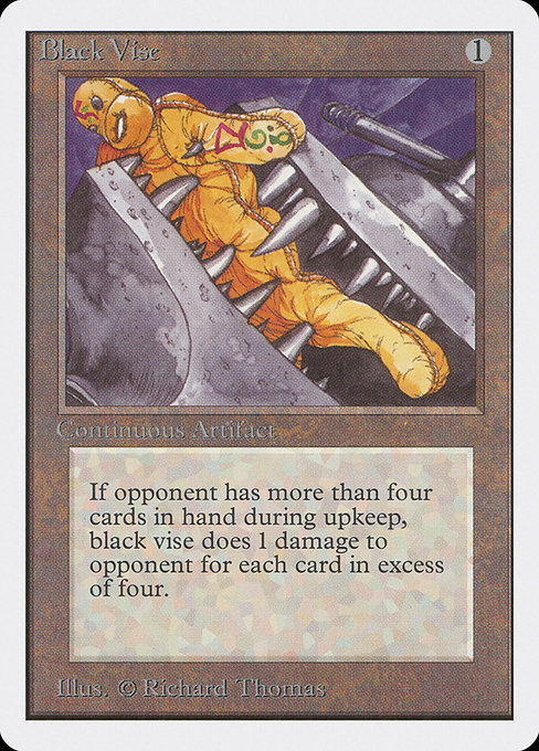 Magic the Gathering Card - Black Vise - MTG Circle