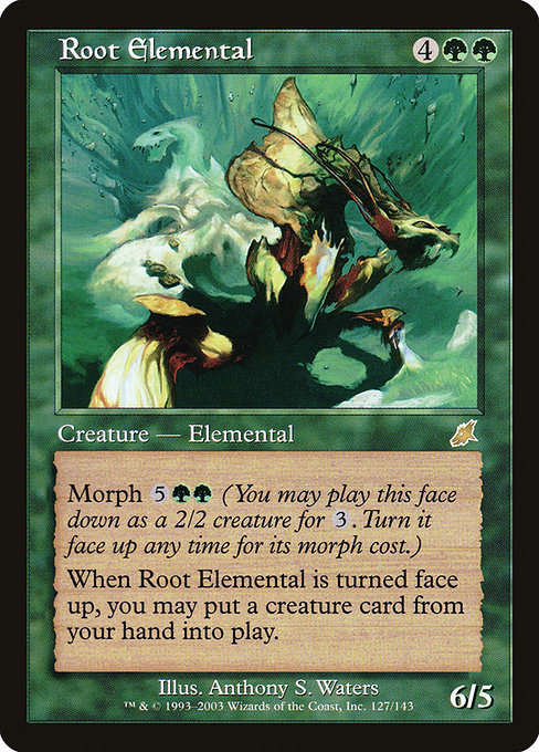 Magic the Gathering Card - Root Elemental - MTG Circle