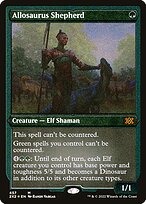 Magic the Gathering Card - Allosaurus Shepherd - MTG Circle