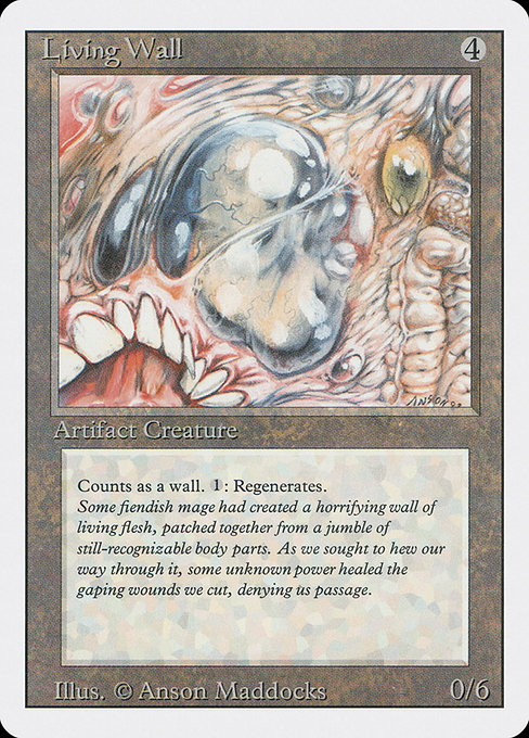 Magic the Gathering Card - Living Wall - MTG Circle