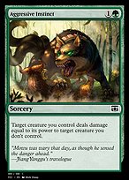 Magic the Gathering Card - Aggressive Instinct - MTG Circle