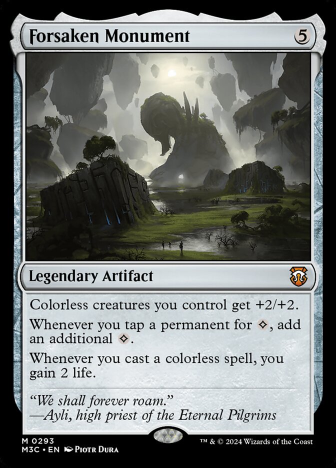 Magic the Gathering Card - Forsaken Monument - MTG Circle