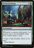 Magic the Gathering Card - Elemental Bond - MTG Circle