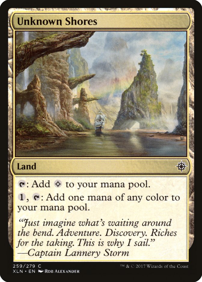 Magic the Gathering Card - Unknown Shores - MTG Circle