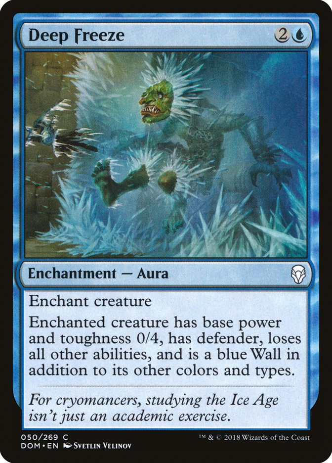 Magic the Gathering Card - Deep Freeze - MTG Circle