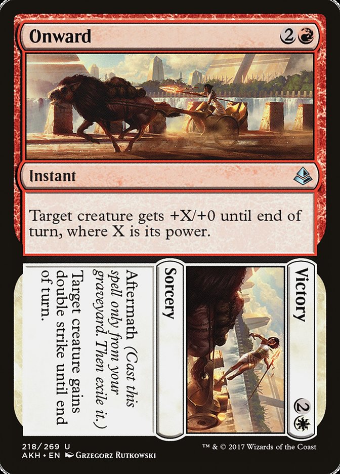 Magic the Gathering Card - Onward // Victory - MTG Circle