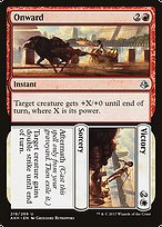 Magic the Gathering Card - Onward // Victory - MTG Circle