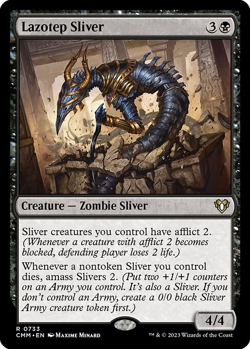Magic the Gathering Card - Lazotep Sliver - MTG Circle