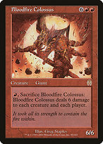 Magic the Gathering Card - Bloodfire Colossus - MTG Circle