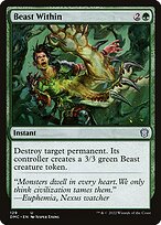 Magic the Gathering Card - Beast Within - MTG Circle