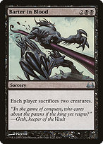 Magic the Gathering Card - Barter in Blood - MTG Circle