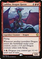 Magic the Gathering Card - Lathliss, Dragon Queen - MTG Circle
