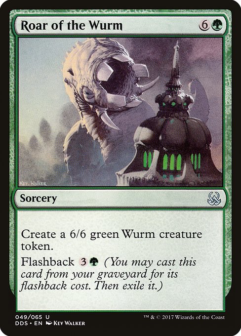 Magic the Gathering Card - Roar of the Wurm - MTG Circle