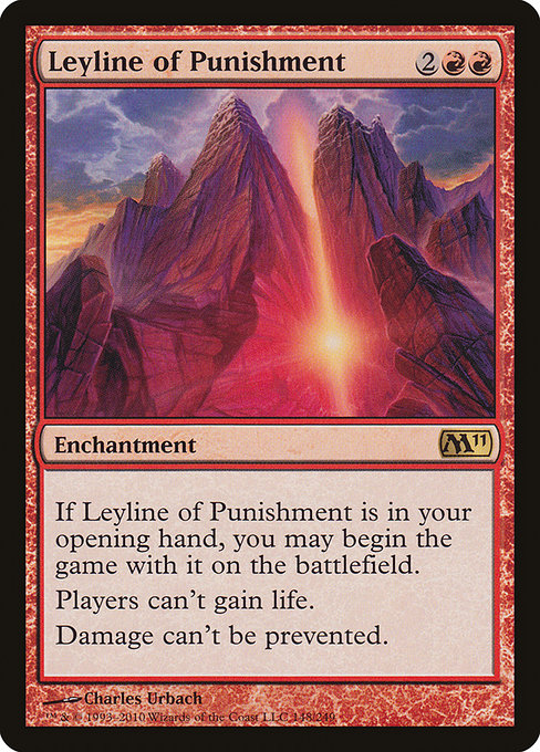 Magic the Gathering Card - Leyline of Punishment - MTG Circle