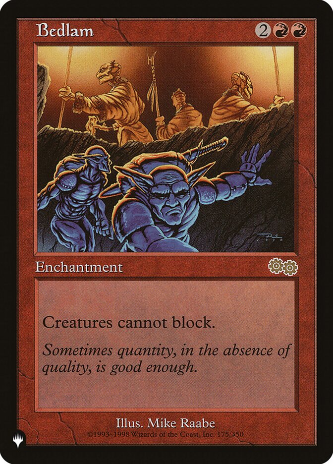 Magic the Gathering Card - Bedlam - MTG Circle